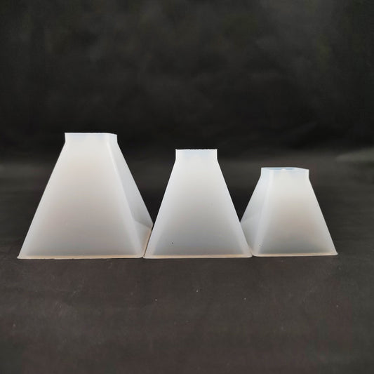 3Pcs Pyramid Silicone Mould