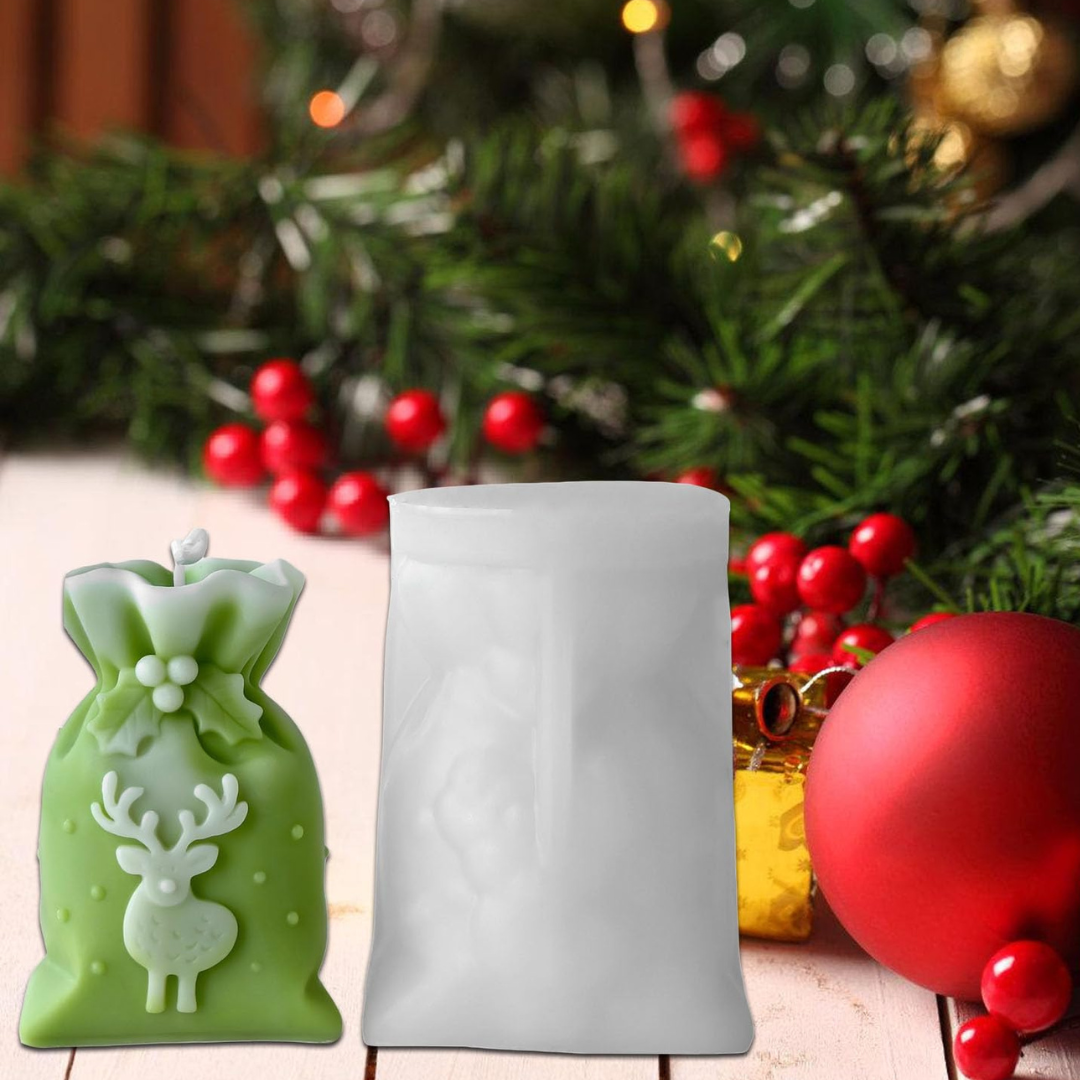 Deer Pouch Candle Silicone Mould