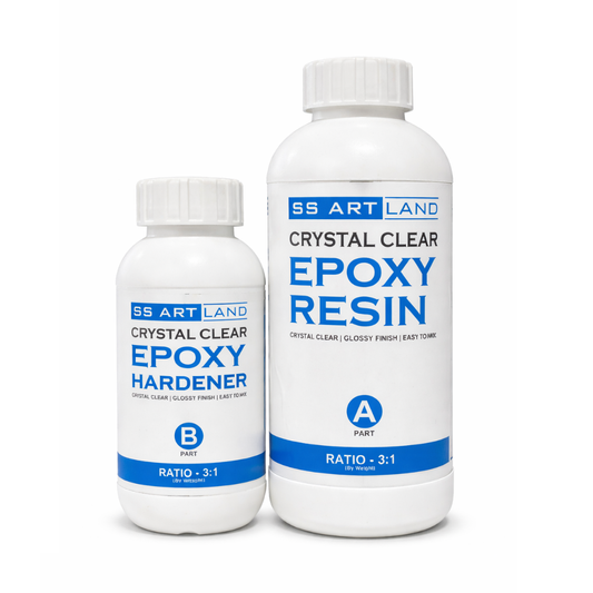 1.4 kg Crystal Clear Epoxy Resin 3:1 Mix Ratio High Gloss Art & Casting Resin