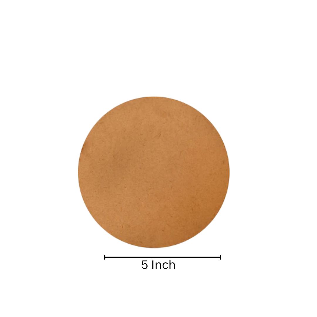 3" To 8" Round MDF Without Hole