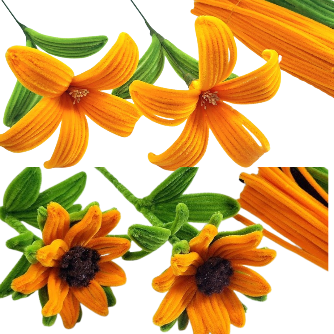 Orange Pipe Cleaner