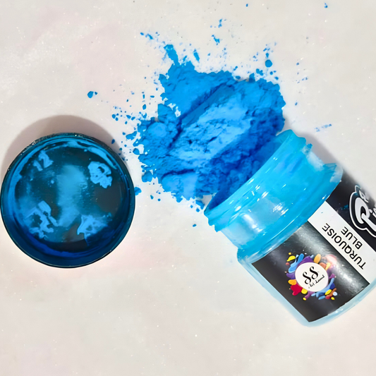 Turquoise Blue_FS Mica Powder 10 Grams