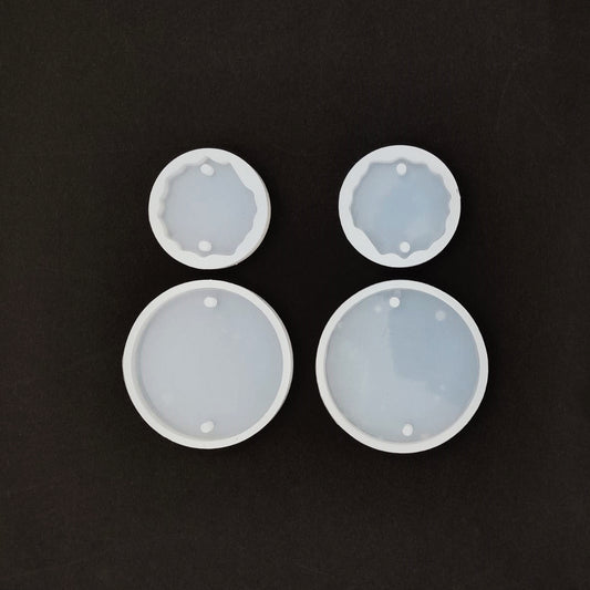 4 Pcs Round Rakhi Mould