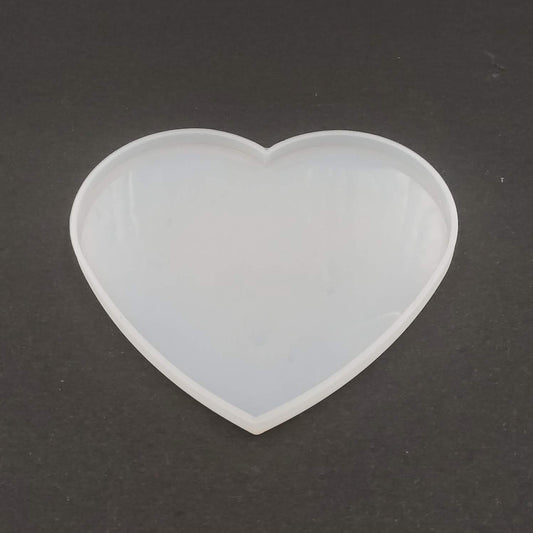 4 Inch Heart Silicone Coaster Mould
