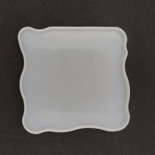 4 Inch Sqaure Agate Silicone Coaster Mould