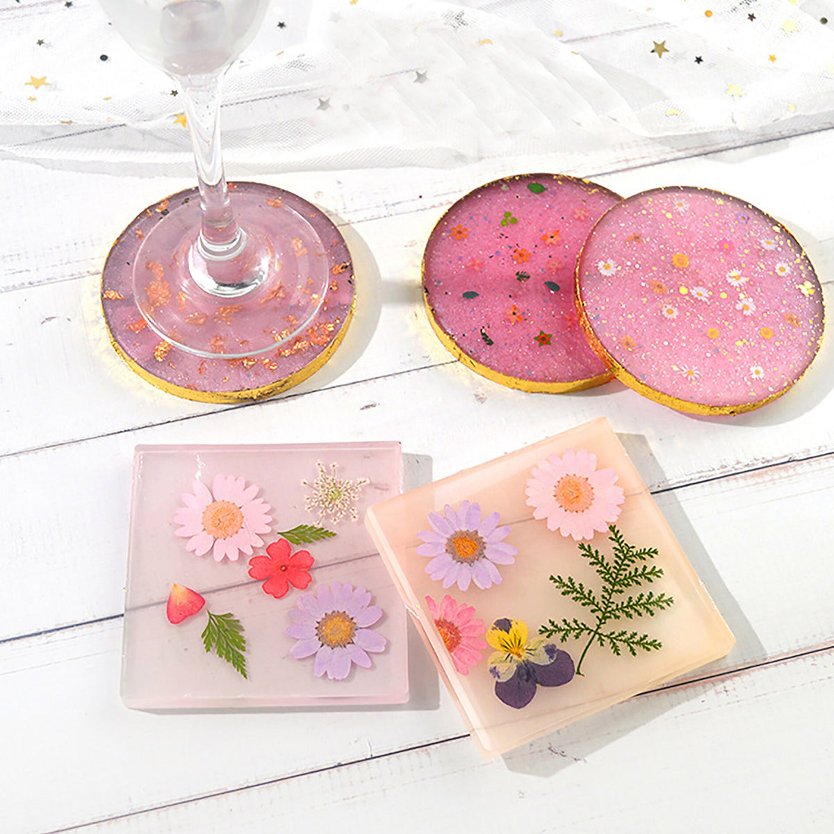 4 Inch Sqaure Silicone Coaster Mould