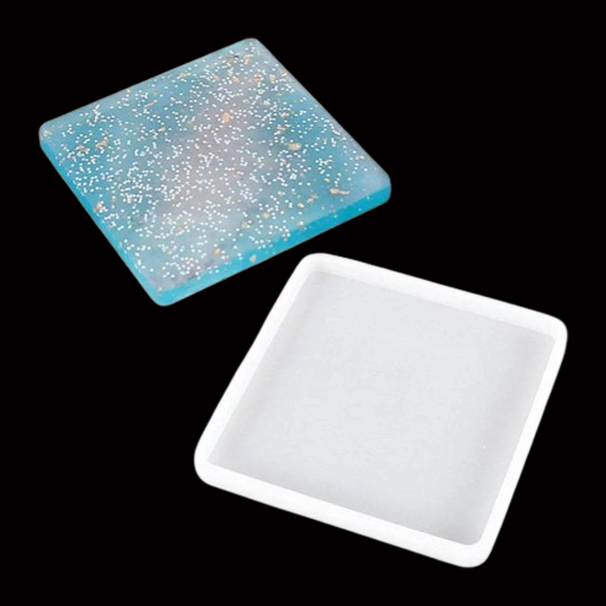 4 Inch Sqaure Silicone Coaster Mould