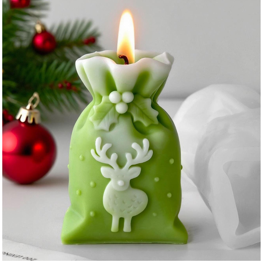 Deer Pouch Candle Silicone Mould