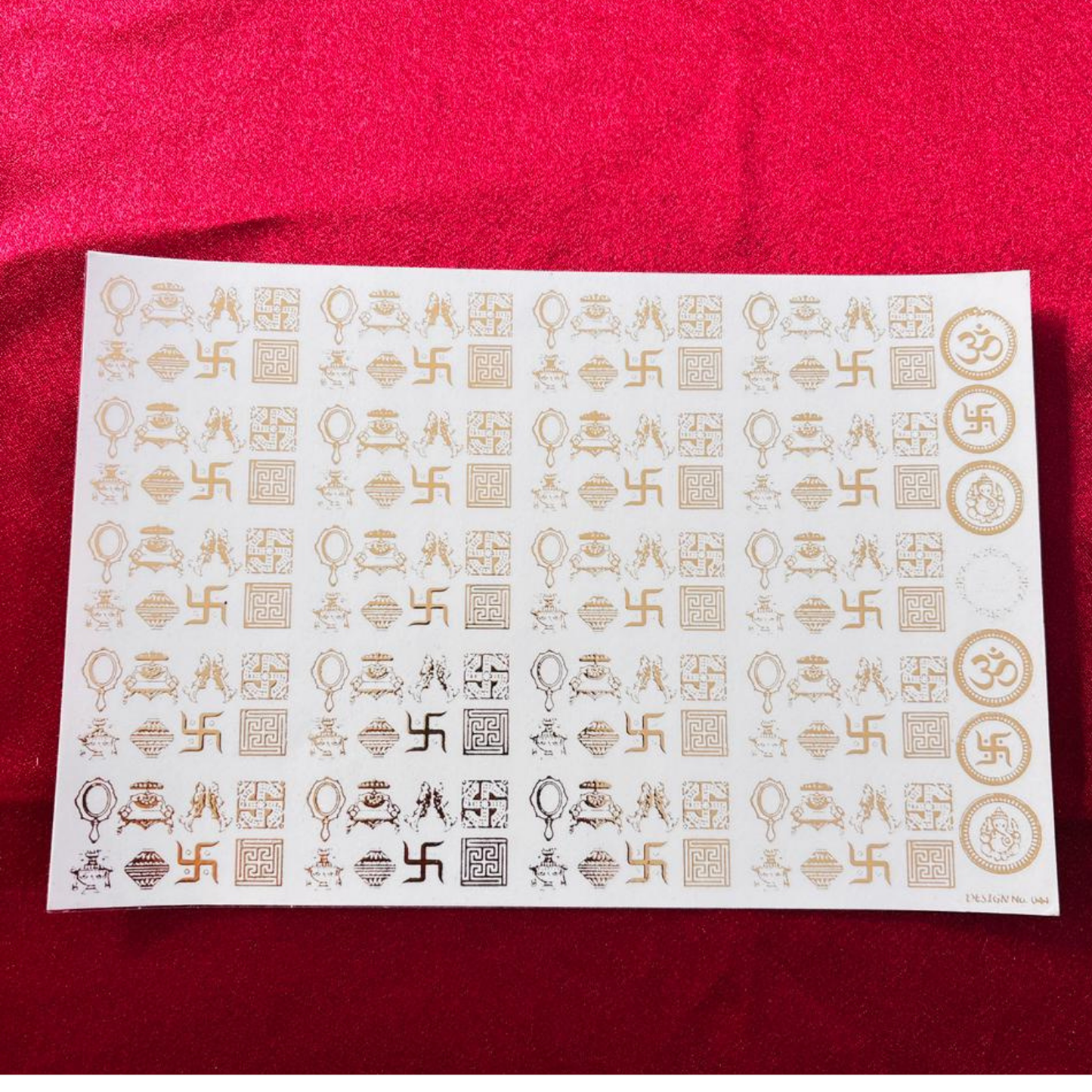 Resin Embossed Sticker Sheet