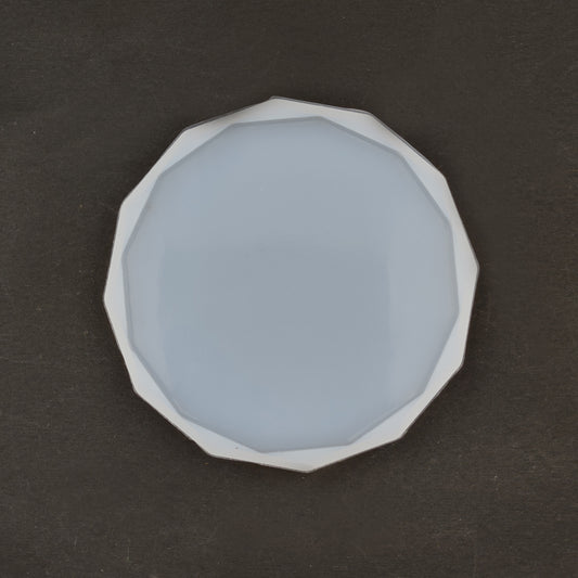5 Inch Round Diamond Cut Silicone Mould