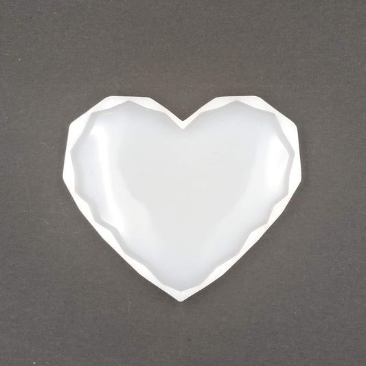 5 Inch Heart Diamond Cut Silicone Mould