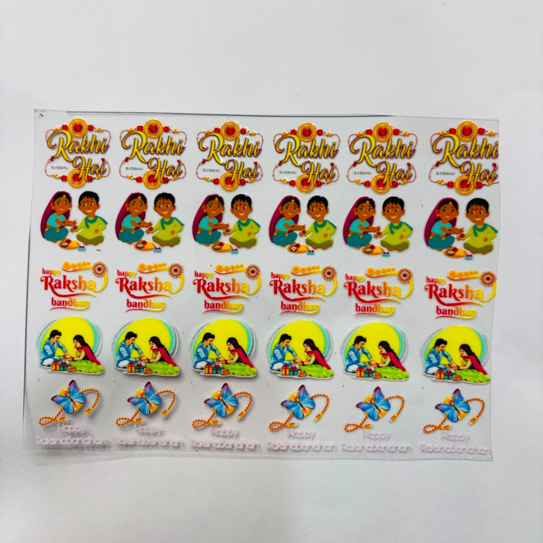Rakhi UV Sticker
