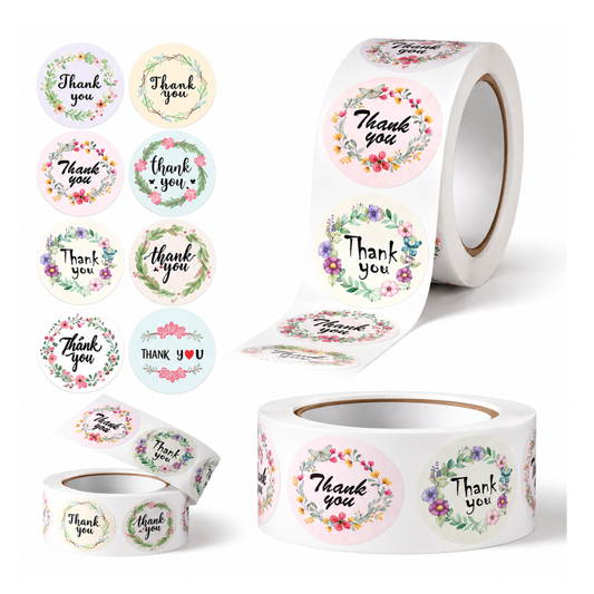 White Color Thank You Tape