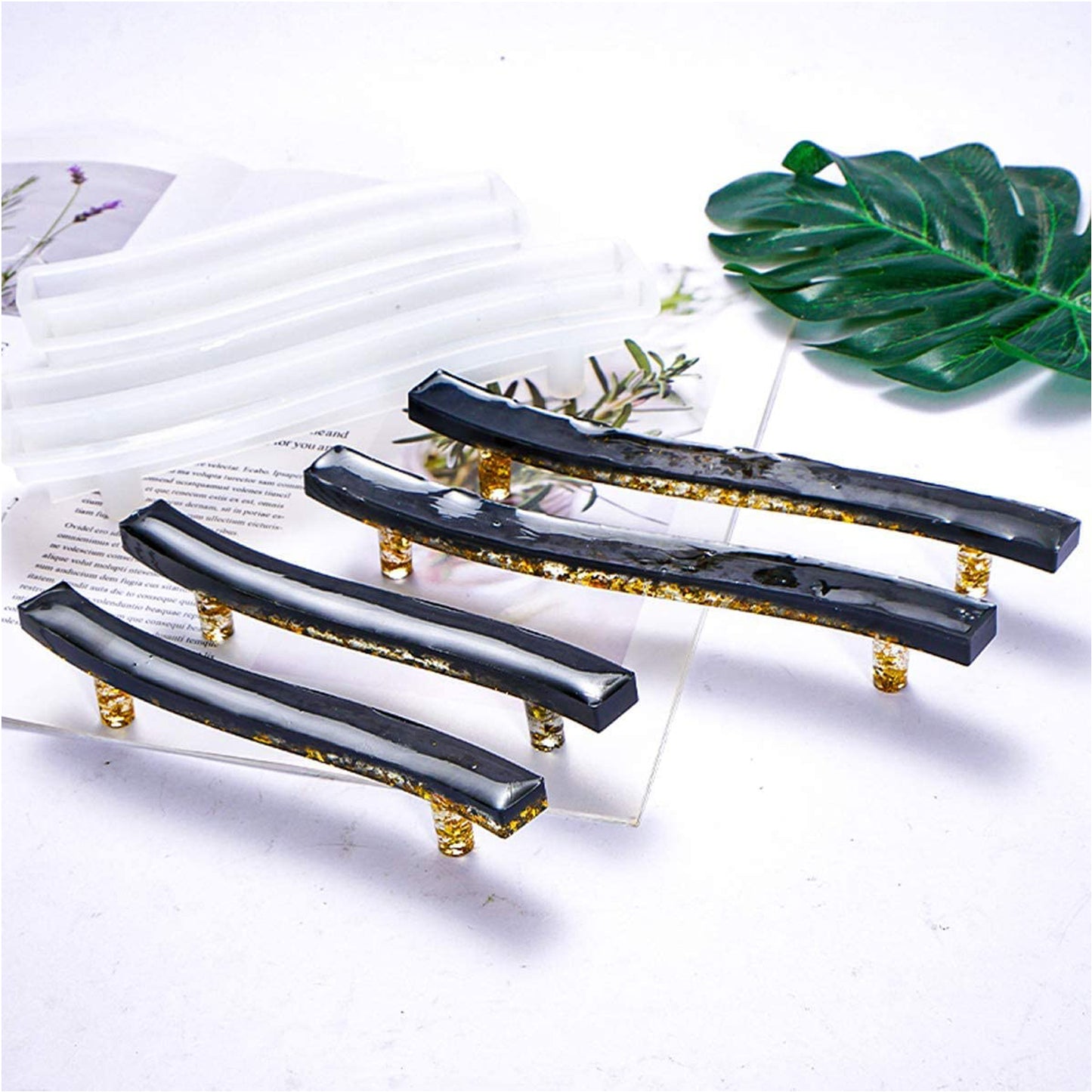6 Inch Curve Tray Handle Silicone Mould