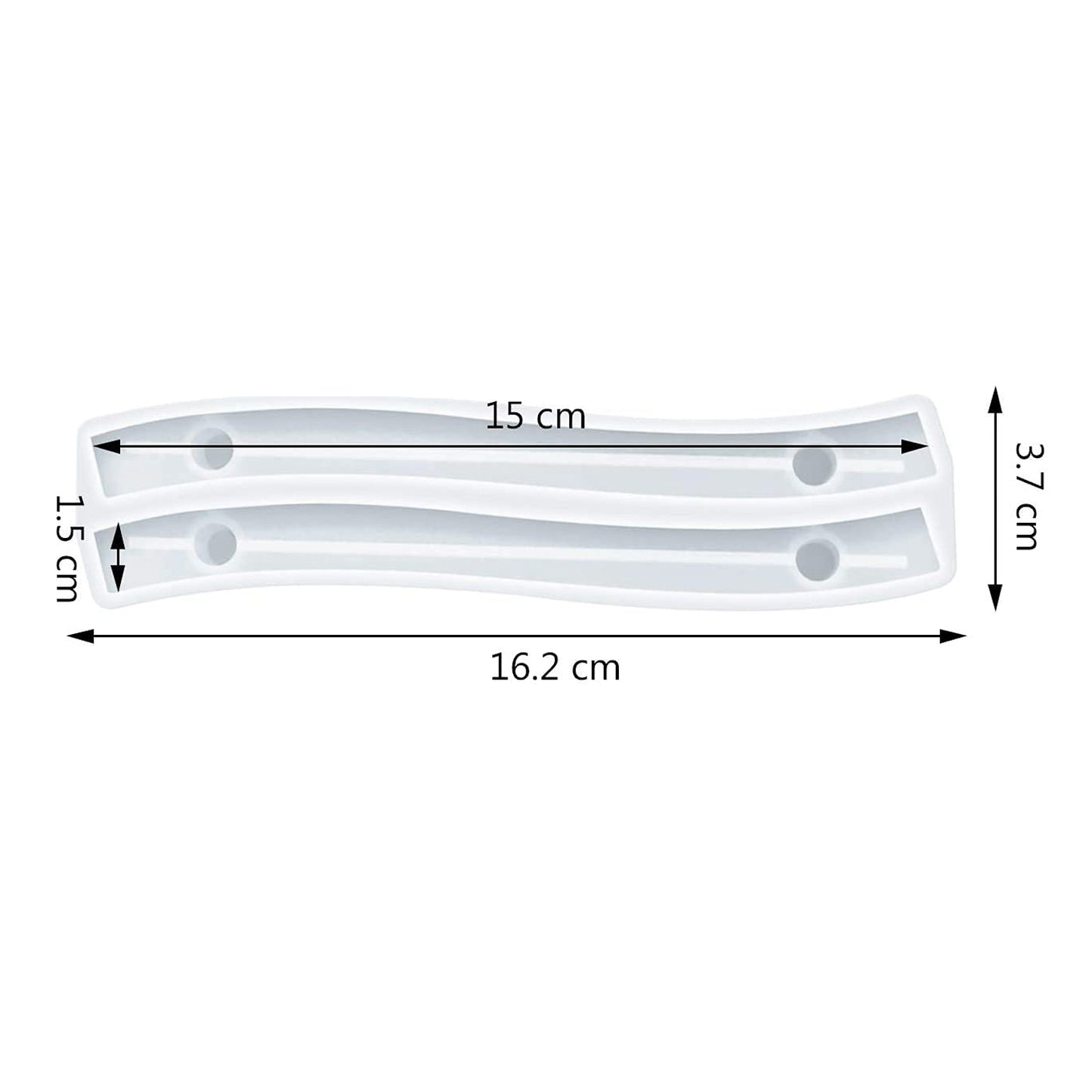 6 Inch Curve Tray Handle Silicone Mould