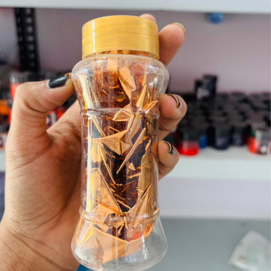 Dark Copper Color Foil Flakes