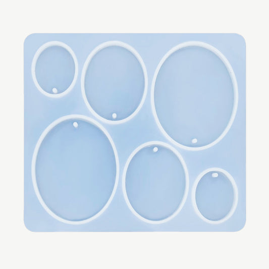 6 In 1 Oval Jewellary Mould