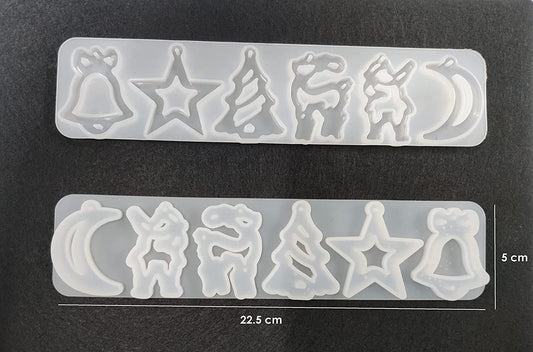 6 In 1 Christmus Silicone Mould