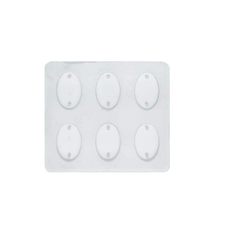 6 in 1 Big Oval Rakhi Mold