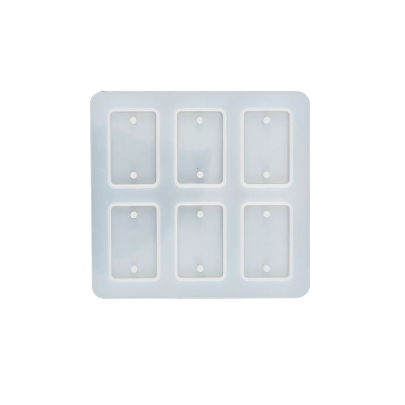 6 in 1 Rectangle Rakhi Design Mould