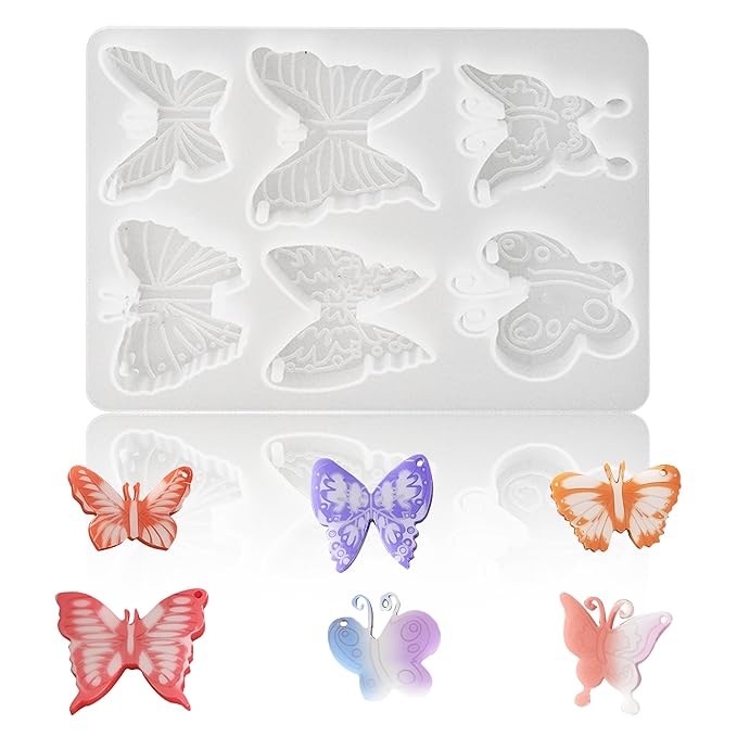 New 6 in 1 3d Butterfly mould