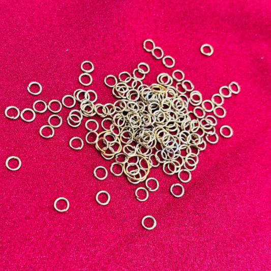 10Grams Silver Plated Small Jump Rings