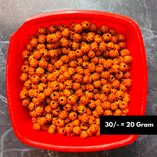 Small Rudraksh Seeds Loose Beads, Rudraksha Beads Pack Of 20 Grams