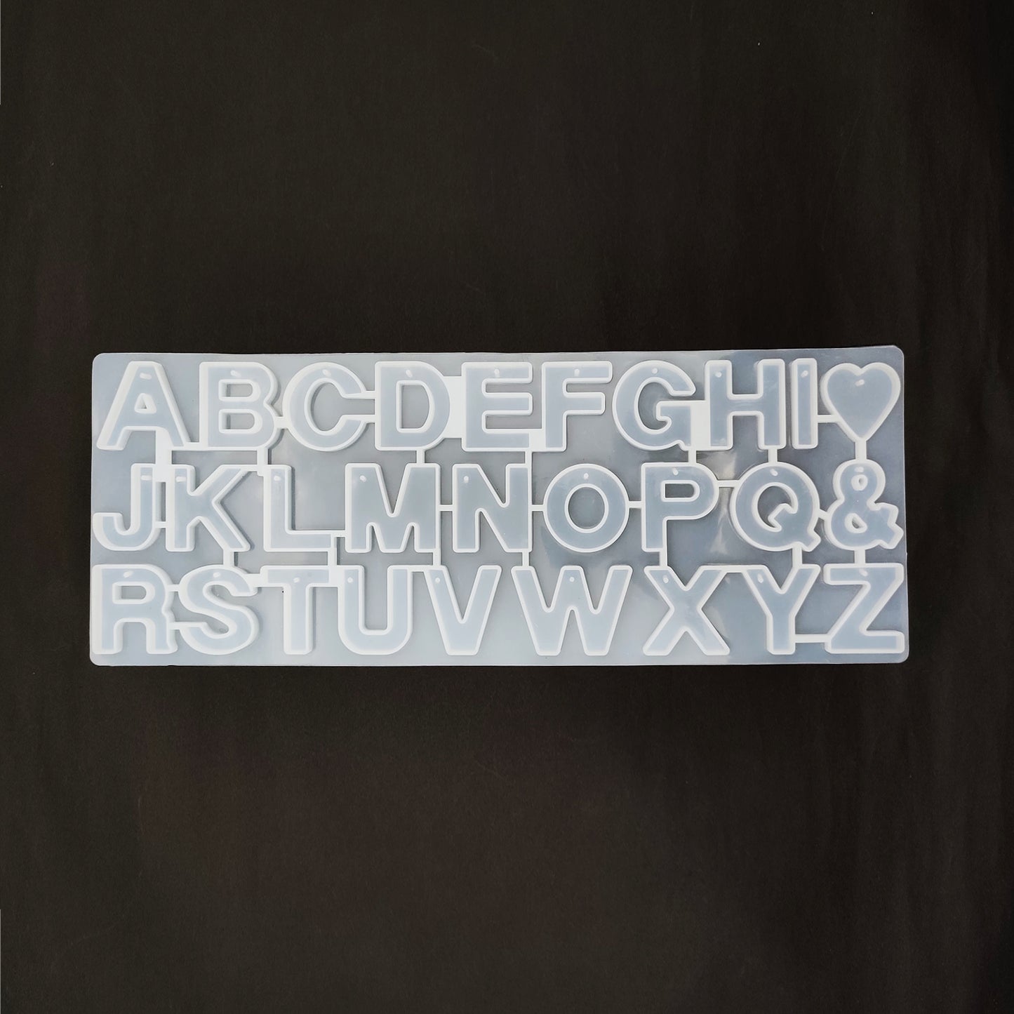 Alphabet Keychain Mould Without Number