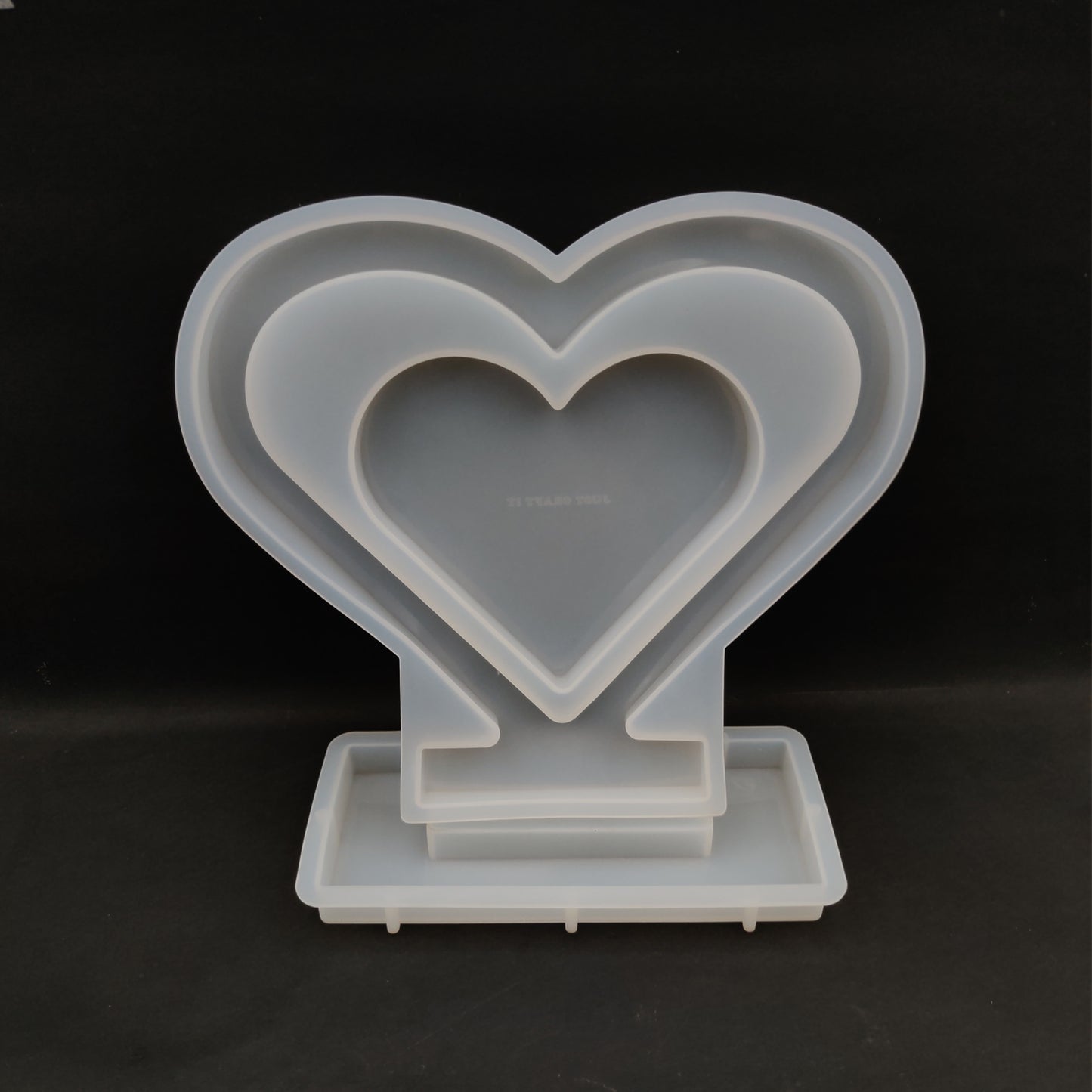 Centre Hanging Heart PhotoFrame Making Silicone Mould