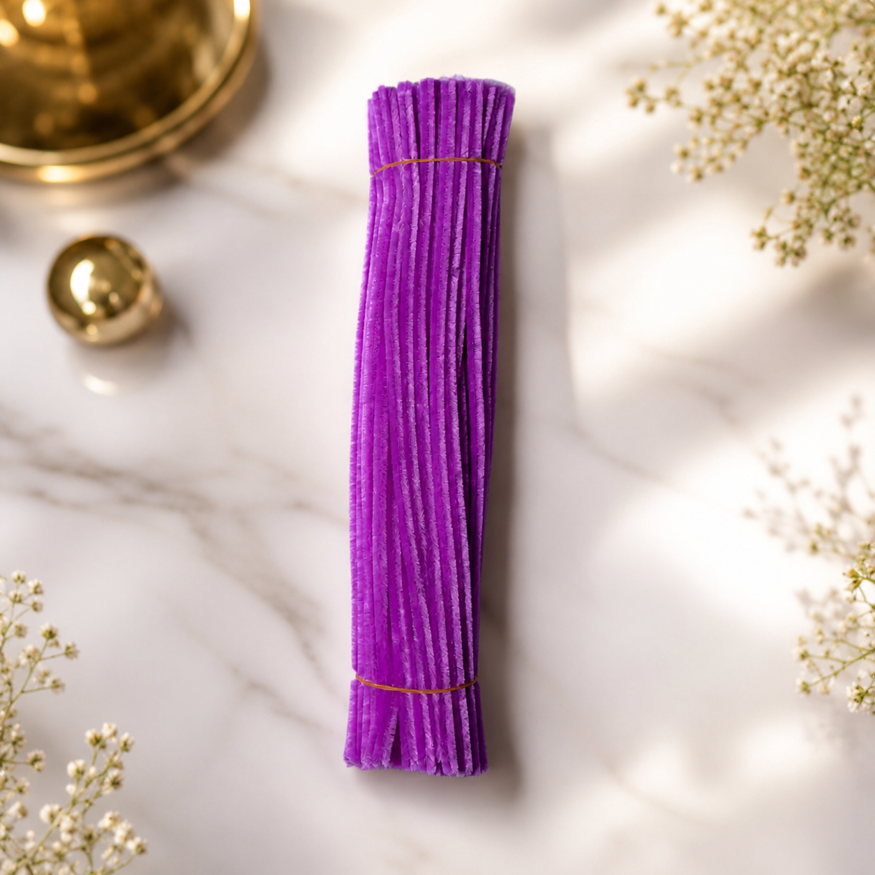Purple Color Shining Pipe Cleaner