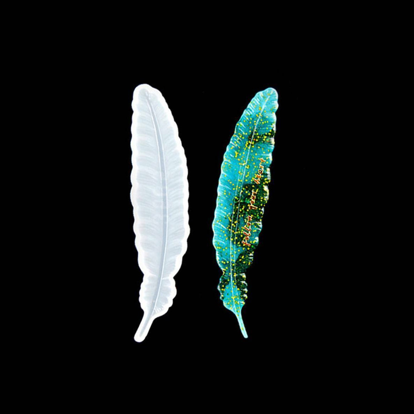 Feather Book Marker Silicone Mould