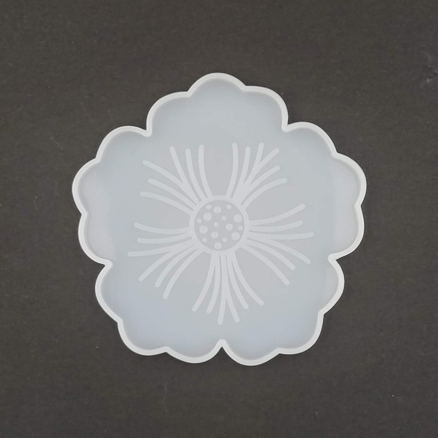 4 Inch Flower Silicone Coaster Mould