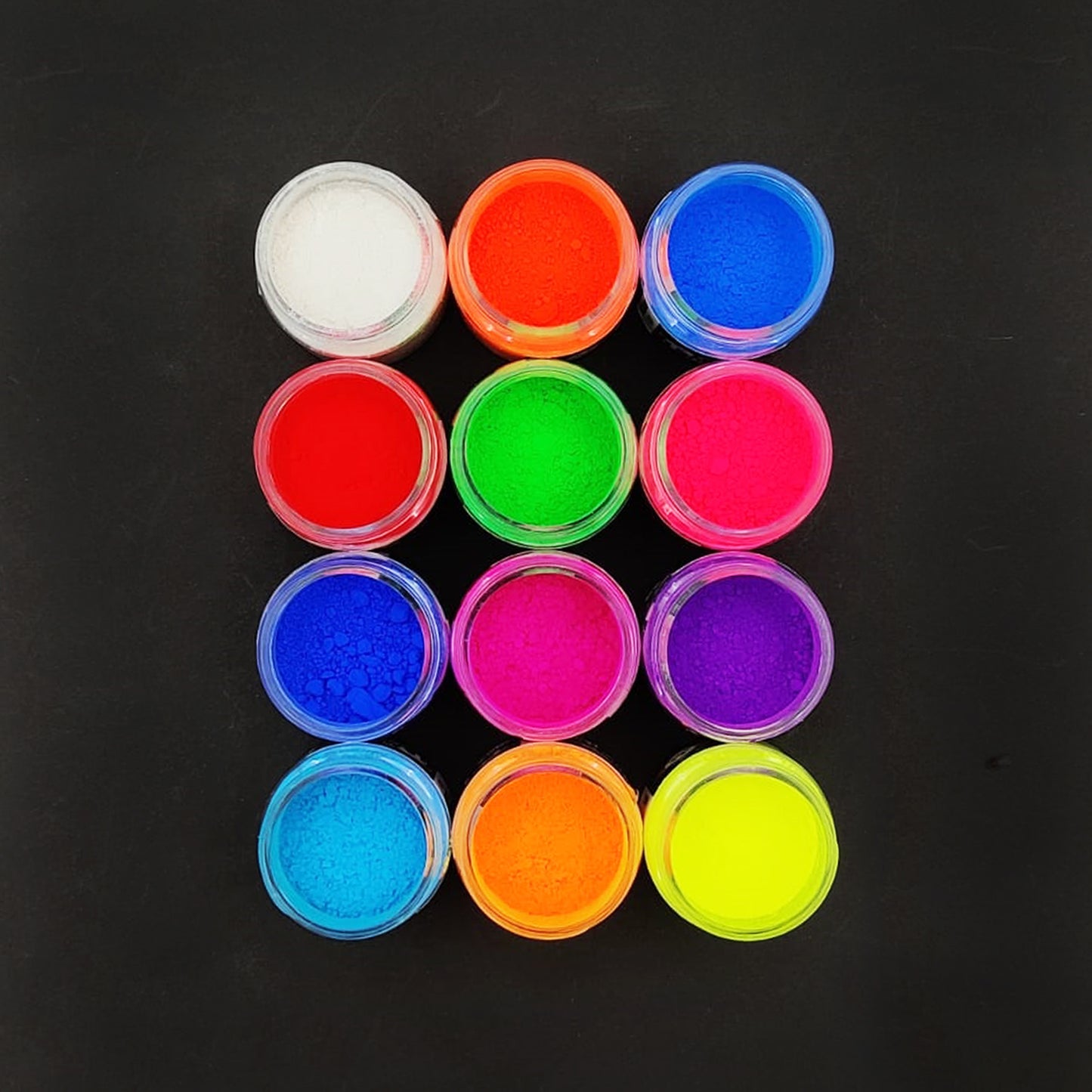 Set Of 12 Flourescent Pigments