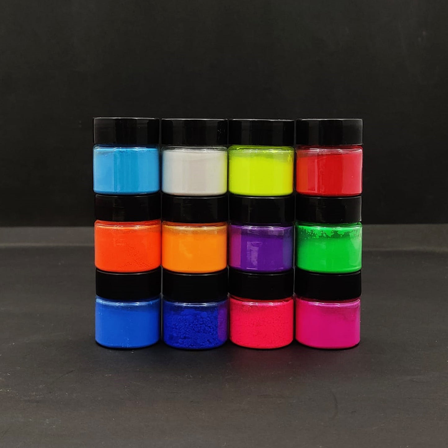 Set Of 12 Flourescent Pigments