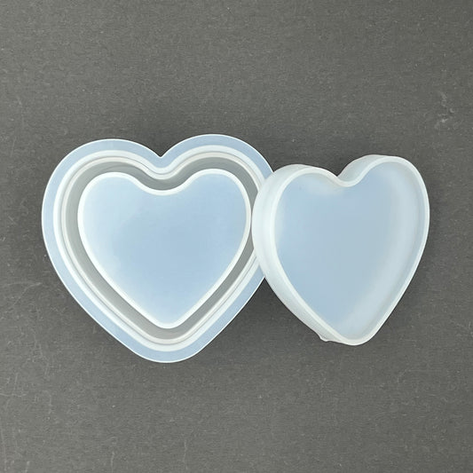 Heart Shape Storage Gift Box Silicone Mould