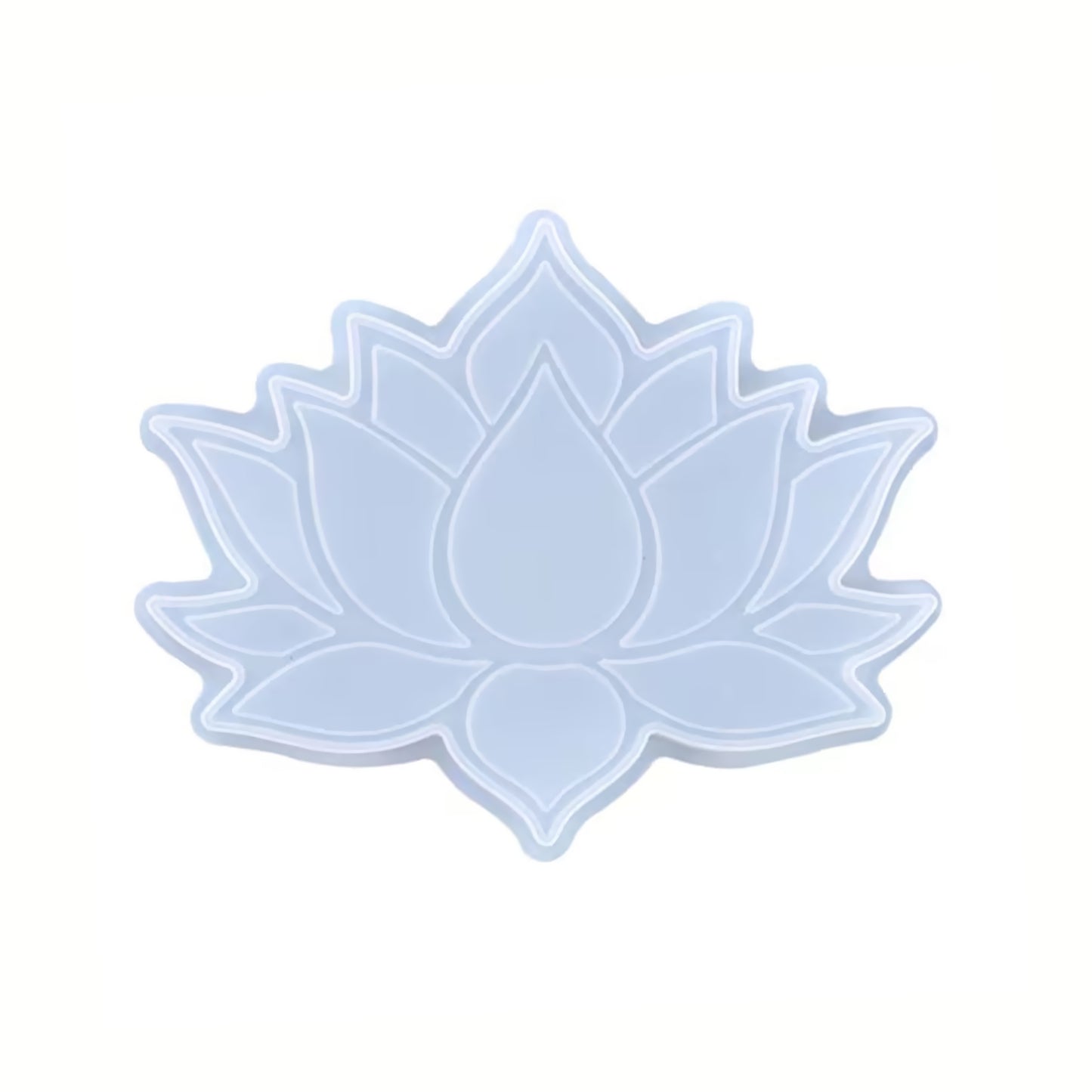 Lotus Shape Silicone Coaster Mould