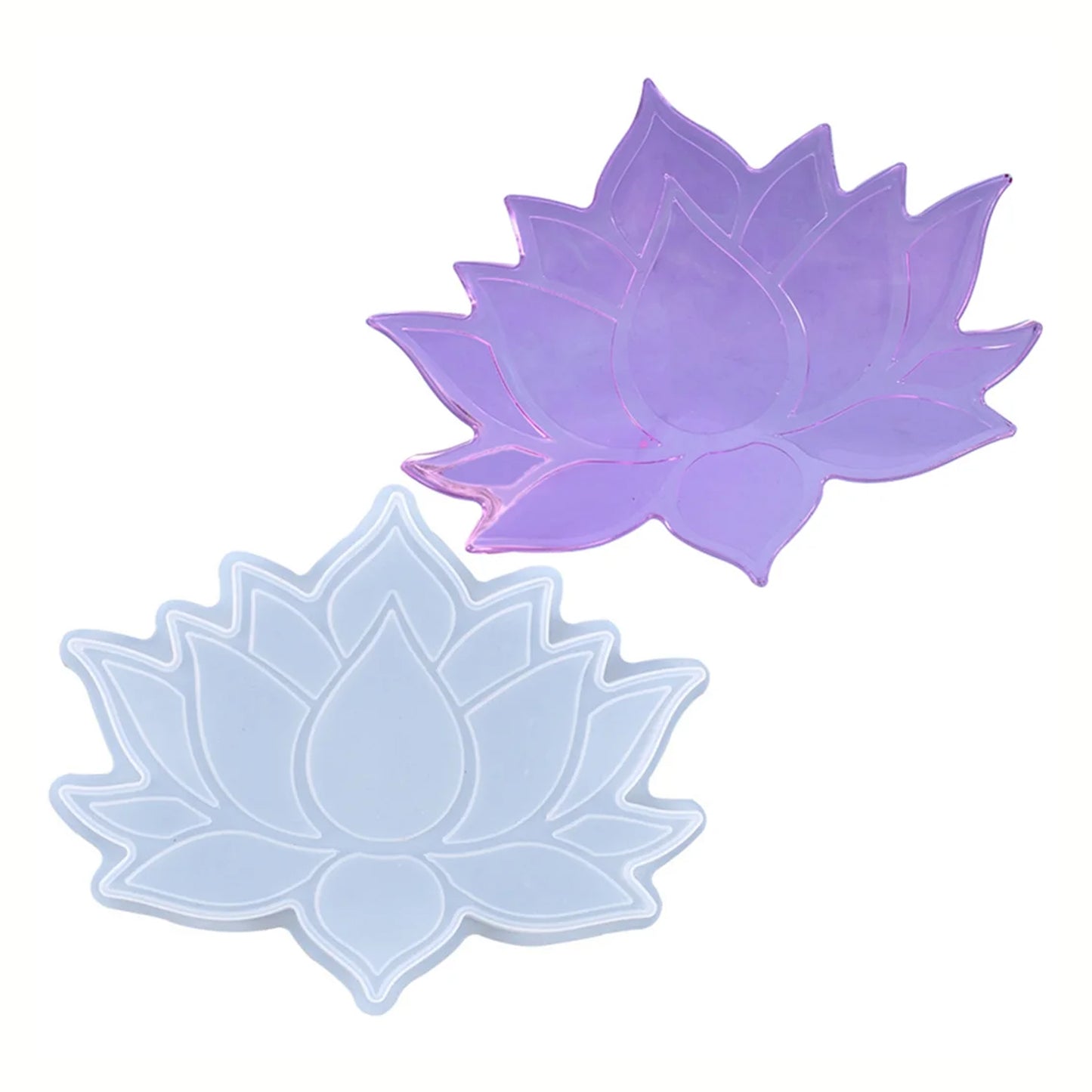 Lotus Shape Silicone Coaster Mould