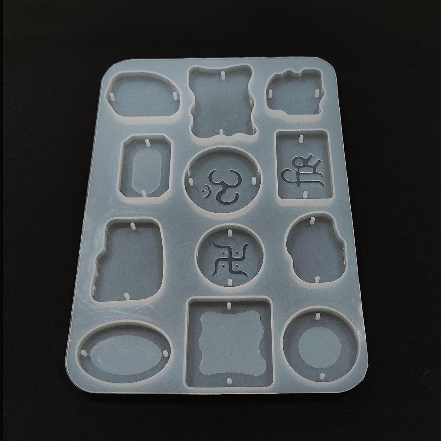 Om & Swastik Rakhi Silicone Mould