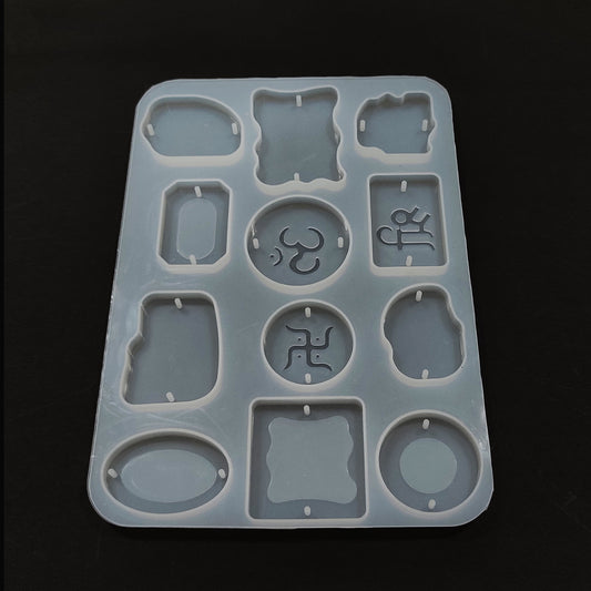 Om & Swastik Rakhi Silicone Mould