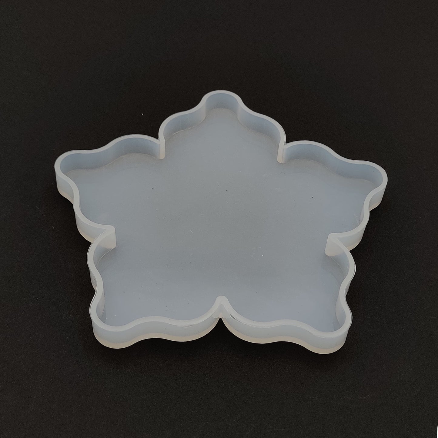 5 Inch Flower Shape Silicone Coaster Mould