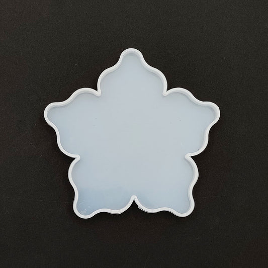5 Inch Flower Shape Silicone Coaster Mould