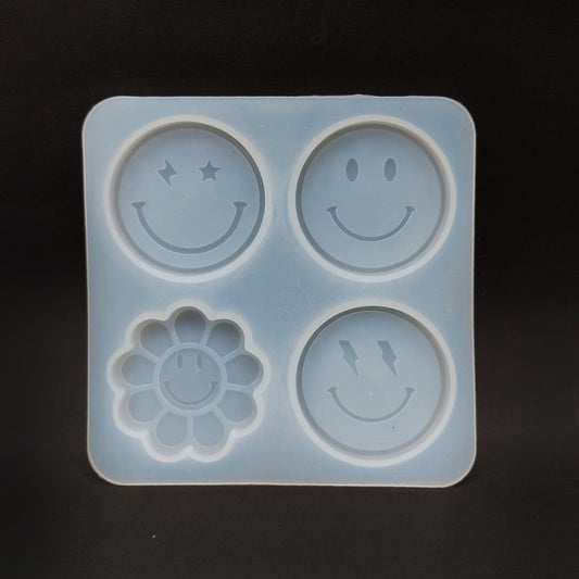 Smiley Pop Socket Silicone Mould