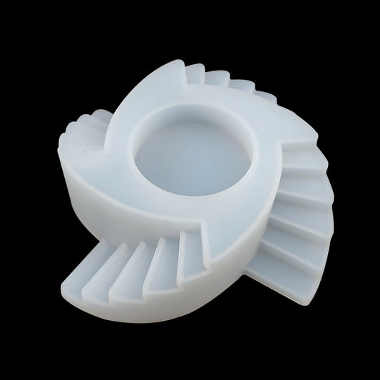 Stair Shape T-Light Holder Silicone Mould